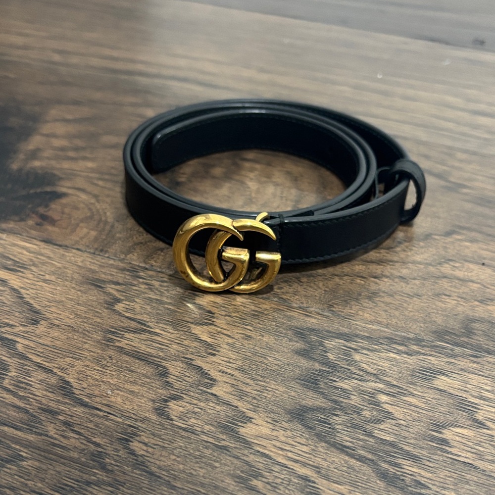 Gucci GG marmont thin belt